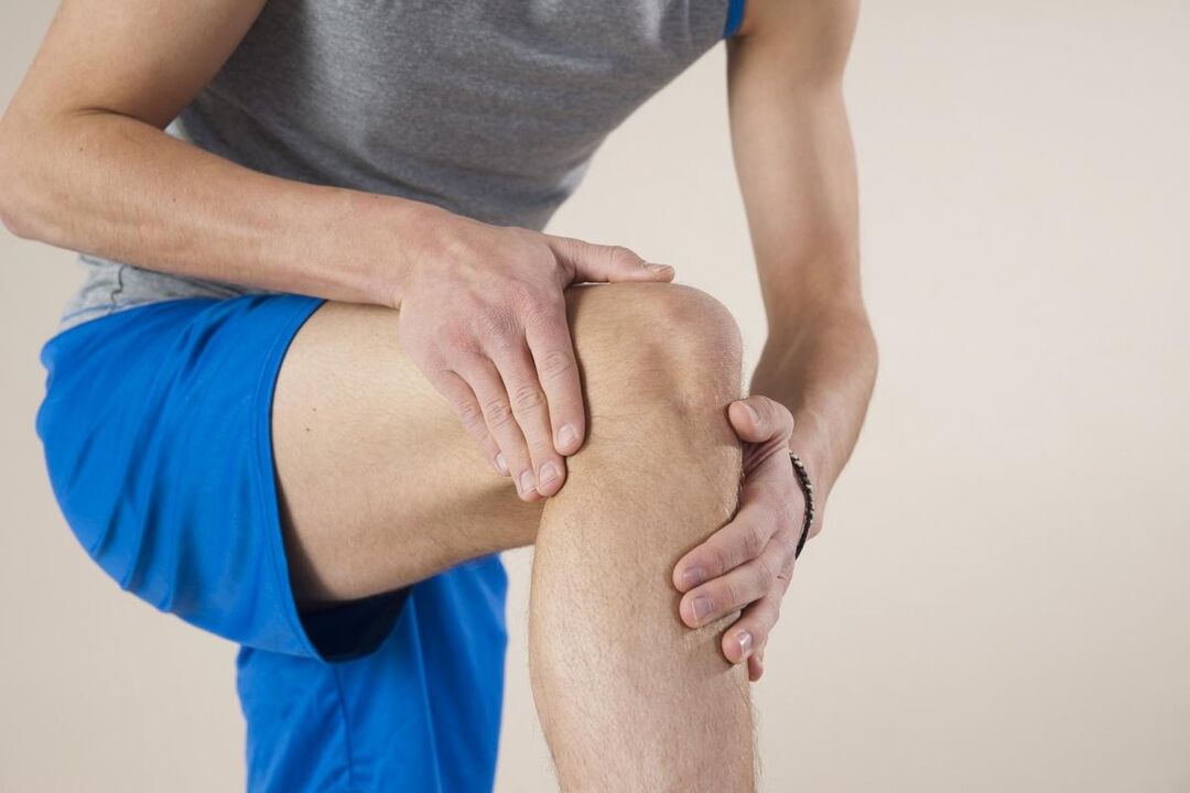 The first pain and stiffness from arthritis is caused by sprains of muscles and ligaments